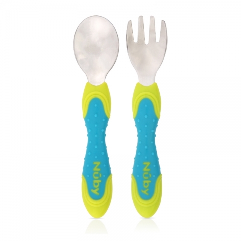 Kit Colher e Garfo de Aço Inoxidável