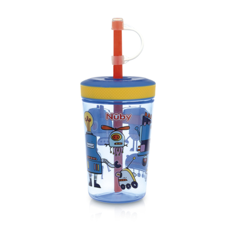 Copo com Canudo Giratório