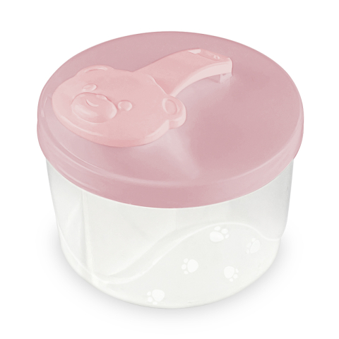 Porta Leite em Pó Transparente