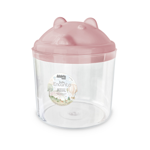 Porta Cotonete Urso Encanto